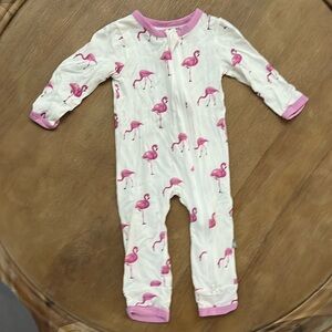 Kyte baby Famingo zipper romper